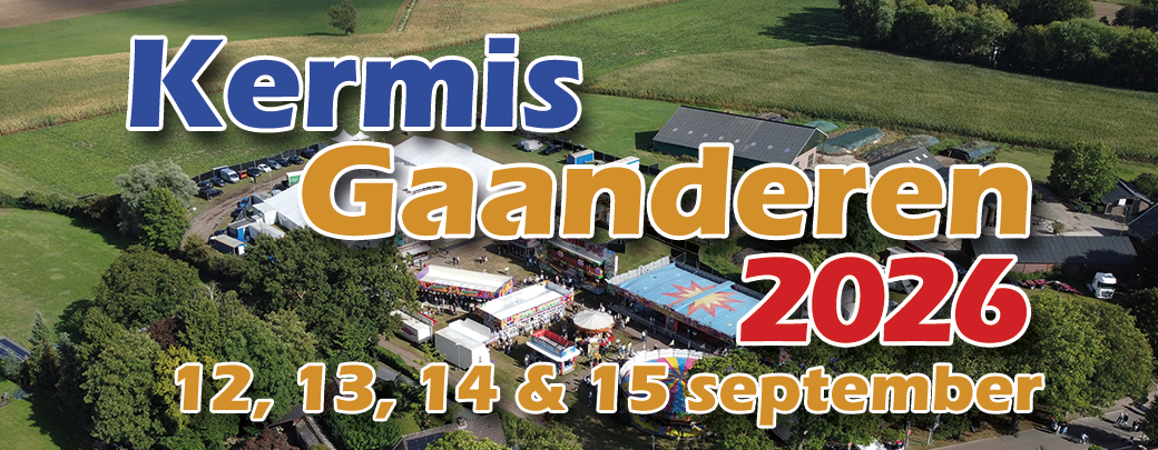 Kermis Gaanderen 12 tm 15 september 2026
